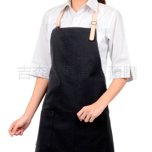 預+現 皮革頸掛耐磨圍裙